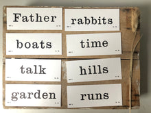 Load image into Gallery viewer, Vintage Educational Flash Cards