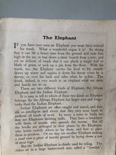 Load image into Gallery viewer, Original 1930s Elephant Bookplate