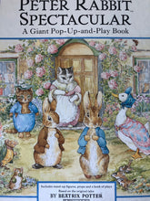 Load image into Gallery viewer, Vintage Peter Rabbit Spectacular Giant Pop up and Play Book