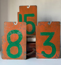 Load image into Gallery viewer, Old Metal Salvage Numbers