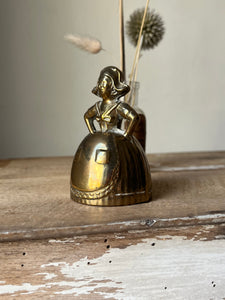 Vintage Brass Maid Bell