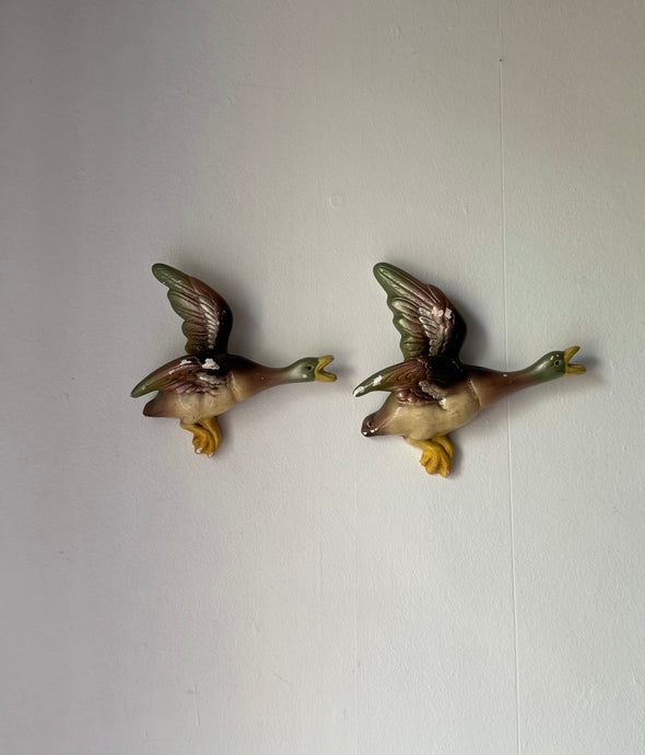 Vintage Flying Ducks
