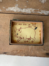 Load image into Gallery viewer, 1950s Pig puzzle game