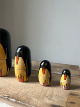 Load image into Gallery viewer, Set of Vintage Penguin Nesting Dolls