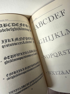 1950s Type Faces Book