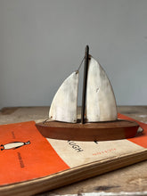 Load image into Gallery viewer, Vintage Wooden Boat