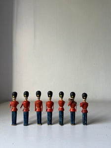 Antique Wooden Soldier Set