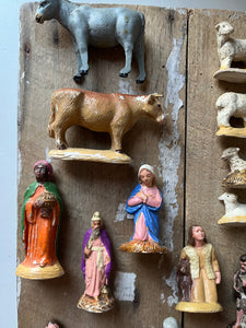 1950s Nativity Scene Figures