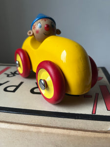 Vintage Wooden Noddy Car