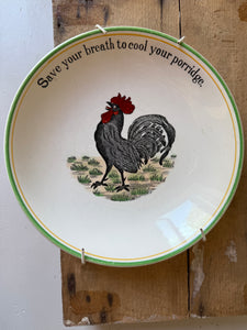 Vintage Rooster plate,