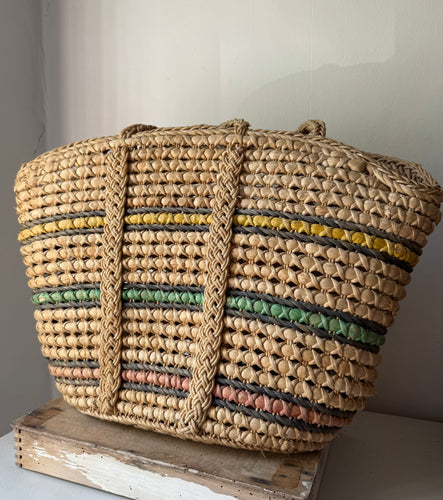 Vintage shopper basket