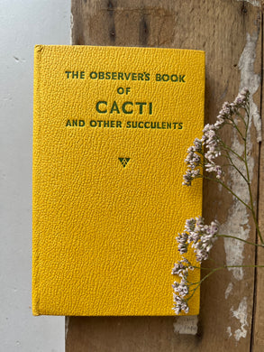 Vintage Observer Book of Cacti