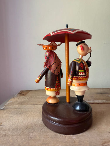 Vintage Wooden European Folk figures