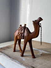 Load image into Gallery viewer, Vintage wooden camel