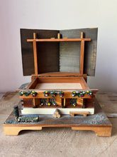 Load image into Gallery viewer, Vintage Wooden Chalet (music box)