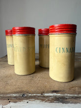 Load image into Gallery viewer, Set of vintage spice tins