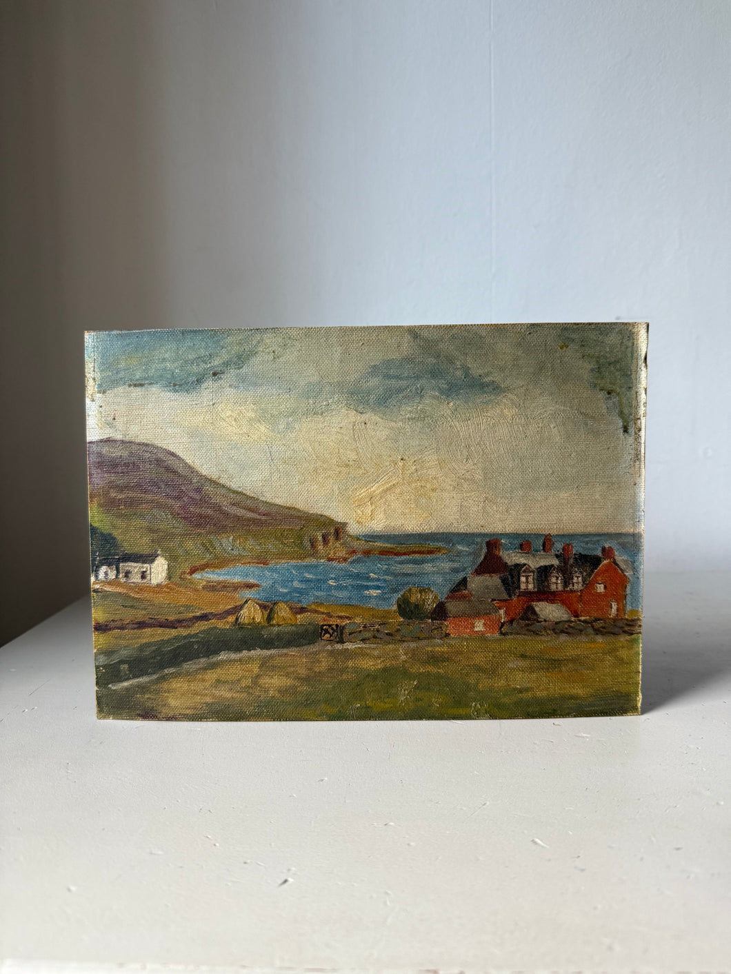 Vintage landscape painting