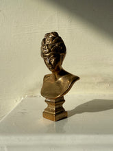 Load image into Gallery viewer, Vintage Brass Miniature Bust