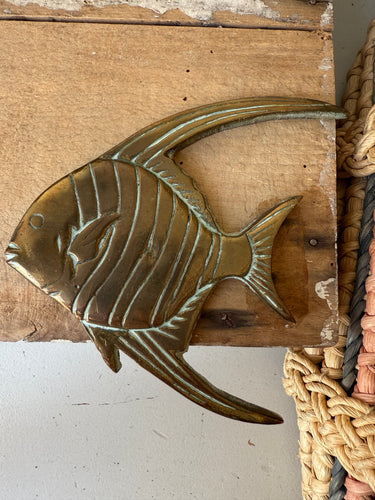 Pair of Brass Angel Fish