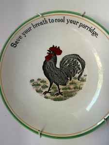 Vintage Rooster plate,