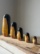 Load image into Gallery viewer, Set of Vintage Penguin Nesting Dolls