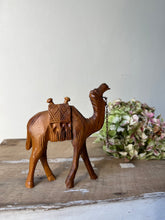 Load image into Gallery viewer, Vintage wooden camel