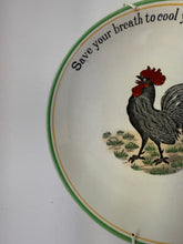 Load image into Gallery viewer, Vintage Rooster plate,