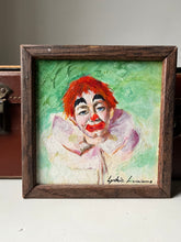 Load image into Gallery viewer, Vintage Miniature Clown Painting