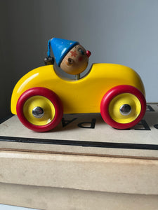 Vintage Wooden Noddy Car