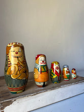 Load image into Gallery viewer, Vintage Clown Nesting Dolls