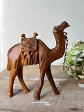 Load image into Gallery viewer, Vintage wooden camel