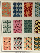 Load image into Gallery viewer, 1950s Educational Example Poster, ‘Interior Stencilling’