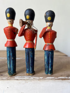 Antique Wooden Soldier Set