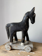 Load image into Gallery viewer, Wooden push-along horse