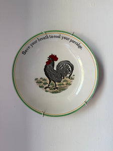 Vintage Rooster plate,