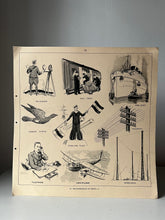 Load image into Gallery viewer, 1950s Educational Example Poster, ‘Transmission of News’