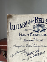 Load image into Gallery viewer, 1940s Piano sheet Music ‘Lullaby of the Bells’