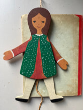 Load image into Gallery viewer, Vintage Wooden Hanging doll / jumping jack