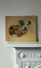 Load image into Gallery viewer, 1940s Terrier Painting on Board