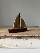 Load image into Gallery viewer, Vintage Wooden Boat