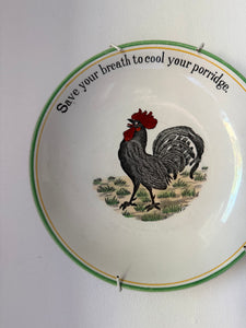 Vintage Rooster plate,