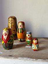 Load image into Gallery viewer, Vintage Clown Nesting Dolls