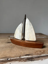 Load image into Gallery viewer, Vintage Wooden Boat