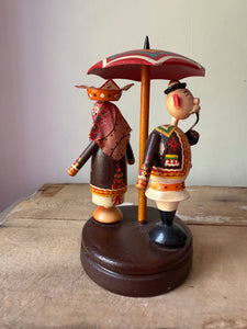 Vintage Wooden European Folk figures