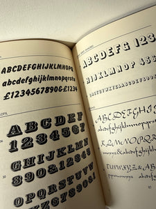 1950s Type Faces Book