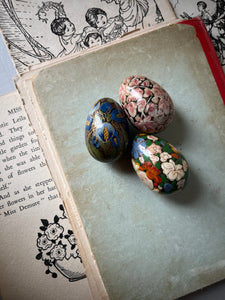 Vintage handpainted Eggs