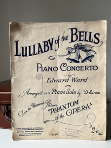 1940s Piano sheet Music ‘Lullaby of the Bells’