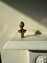 Load image into Gallery viewer, Vintage Brass Miniature Bust