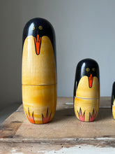 Load image into Gallery viewer, Set of Vintage Penguin Nesting Dolls