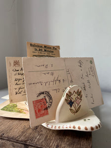 Vintage Pottery Letter display